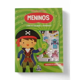 Livro de Colorir e Atividades: Meninos