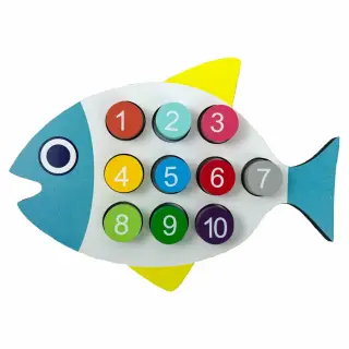 Peixe Numérico - BrinqMutti (Ref: 234) 