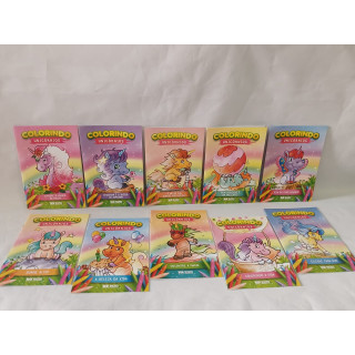 Coleção Colorindo Unicórnios - 10 Livros Diferentes