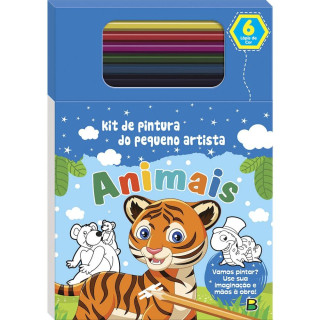 Kit Pintura Pequeno Artista - Animais Kit Pintura Pequeno Artista - Animais