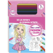 Kit Pintura Pequeno Artista - Meu Livro Fashion Kit Pintura Pequeno Artista - Meu Livro Fashion