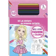 Kit Pintura Pequeno Artista - Meu Livro Fashion