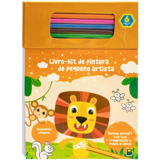 Kit Pintura Pequeno Artista - Laranja Kit Pintura Pequeno Artista - Laranja