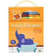 Kit Mágico para Colorir - Animais Selvagens Kit Mágico para Colorir - Animais Selvagens