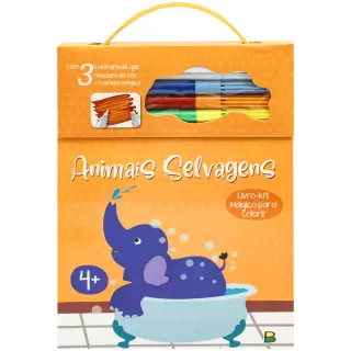 Kit Mágico para Colorir - Animais Selvagens