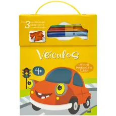 Kit Mágico para Colorir - Veículos 