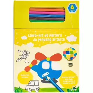 Kit Pintura Pequeno Artista - Amarelo