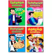Coleção Brincando com a Matemática - 4 Títulos   Coleção Brincando com a Matemática - 4 Títulos