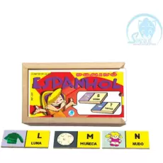 DOMINÓ ESPANHOL COM 28 PEÇAS - Simque (Ref 547) DOMINÓ ESPANHOL COM 28 PEÇAS - Simque (Ref 547)