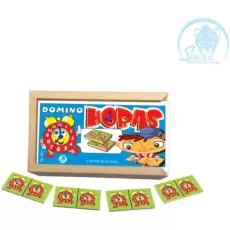 Jogo de domino infantil tatil textura simque