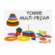 Torre Multi 22 Peças - Brinq Mutti Torre Multi 22 Peças - Brinq Mutti