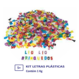 Kit Letras Plàsticas Alfanumèrico LIG LIG (APROX. 1 KG) Kit Letras Plàsticas Alfanumèrico LIG LIG (APROX. 1 KG)