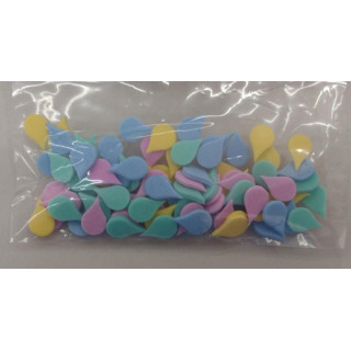 EVA MINI GOTAS COLORIDAS - 90 UNIDADES
