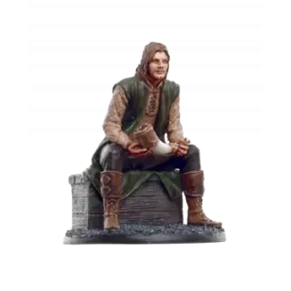 SENHOR DOS ANÉIS 63 - FARAMIR EM LTHILIEN  (MINIATURAS METÁLICAS)