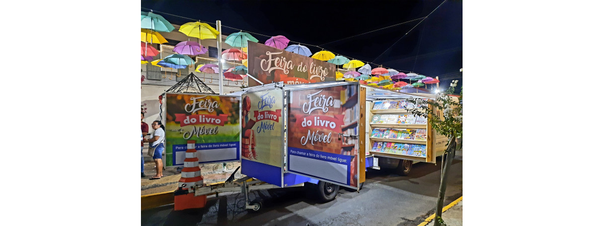 Feira do Livro Móvel em Novo Horizonte / SP
