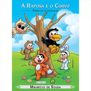 A Raposa e o Corvo - Fábulas Ilustradas 