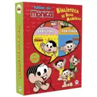 BIBLIOTECA BOAS MANEIRAS - TURMA DA MONICA - BOX COM 6 MINI LIVROS 