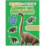 CRIANDO MEU DINOSSAURO - HERBÍVOROS - ADESIVOS  CRIANDO MEU DINOSSAURO - HERBÍVOROS - ADESIVOS