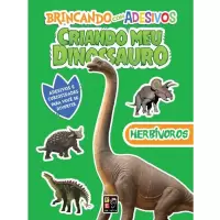 CRIANDO MEU DINOSSAURO - HERBÍVOROS - ADESIVOS 