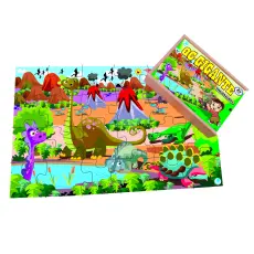 QUEBRA-CABEÇA GIGANTE DINOSSAUROS C/96 PÇS - Simque (Ref530)
