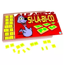 ALFABETO SILÁBICO COM 359 PEÇAS - Simque (Ref 203)