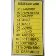 PAINEL MESES DO ANO - TECIDO EMBORRACHADO