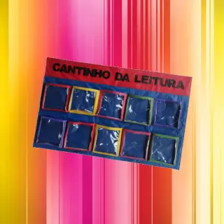 PAINEL CANTINHO DA LEITURA - TECIDO CORANO