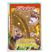COLEÇÃO FABULAS - COM 8 LIVROS DIFERENTES 