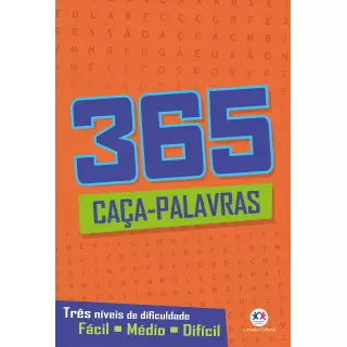 365 CAÇA PALAVRAS - CAPA LARANJA CIRANDA 