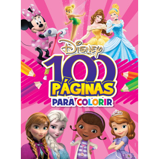 LIVRO 100 PÁGINAS PARA COLORIR - DISNEY MENINAS LIVRO 100 PÁGINAS PARA COLORIR - DISNEY MENINAS
