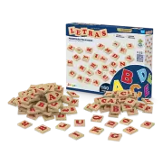 Letras em Madeira MDF - 160 Peças Junges Letras em Madeira MDF - 160 Peças Junges