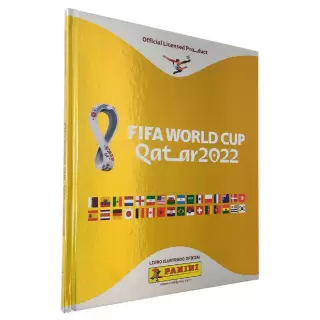 Copa Do Mundo 2022 Álbum Capa Dura Ouro FIFA WORLD CUP QATA