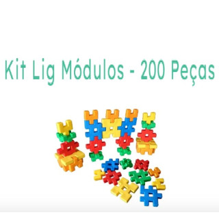 Kit Lig Módulos - 200 Peças