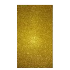 EVA C/ GLITTER  ( DOURADO ) PACOTE COM 5 FOLHAS 40X60 