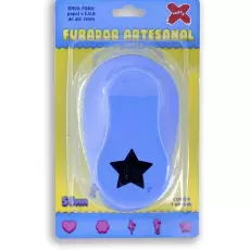 Furador Decorado Para Papel: Estrela  01 Unidade