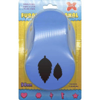 Furador Decorado Para Papel: Folhas - 1 Unidade