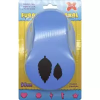 Furador Decorado Para Papel: Folhas - 1 Unidade