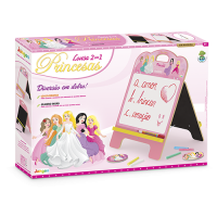 Lousa 2 em 1 Princesas - Junges Lousa 2 em 1 Princesas - Junges