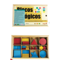 Blocos Lògicos - BrinqMutti Blocos Lògicos - BrinqMutti