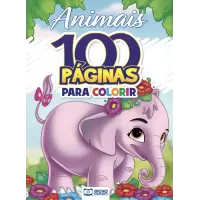 LIVRO 100 PÁGINAS PARA COLORIR - ANIMAIS 