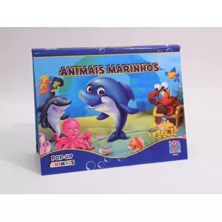 LIVRO POP-UP: ANIMAIS MARINHOS