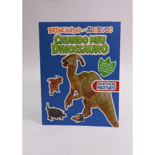 CRIANDO MEU DINOSSAURO - CRIATURAS INCRÍVEIS - ADESIVOS CRIANDO MEU DINOSSAURO - CRIATURAS INCRÍVEIS - ADESIVOS