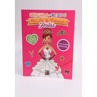  BRINCANDO COM ADESIVOS - UM DIA DE PRINCESA FESTA