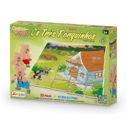 Quebra-Cabeça Os Três Porquinhos - Junges Quebra-Cabeça Os Três Porquinhos - Junges