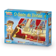 Quebra-Cabeça O Gato de Botas - Junges