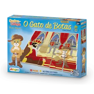 Quebra-Cabeça O Gato de Botas - Junges