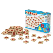 Letras em Madeira 40 peças - Junges Letras em Madeira 40 peças - Junges