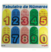 Tabuleiro de Nùmeros - BrinqMutti Tabuleiro de Nùmeros - BrinqMutti