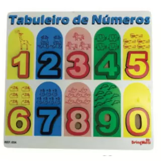Tabuleiro de Nùmeros - BrinqMutti