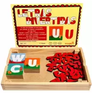 Letras Divertidas - BrinqMutti  Letras Divertidas - BrinqMutti